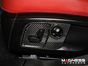 Maserati Quattroporte Interior Trim - Carbon Fiber - Seat Adjuster Switch Cover Trim Set - Feroce Carbon Maserati Quattroporte Interior Trim - Carbon Fiber - Seat Adjuster Switch Cover Trim Set - Feroce Carbon
